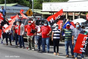 Segunda flota de buses rusos, porque  aquí Todos los Triunfos son del Pueblo!