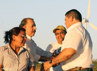 Presidente Daniel inaugura Parque Eólico “Comandante Camilo Ortega” en Rivas