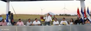 Presidente Daniel inaugura Parque Eólico “Comandante Camilo Ortega” en Rivas