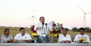 Presidente Daniel inaugura Parque Eólico “Comandante Camilo Ortega” en Rivas