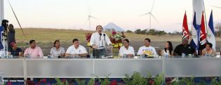 Presidente Daniel inaugura Parque Eólico “Comandante Camilo Ortega” en Rivas