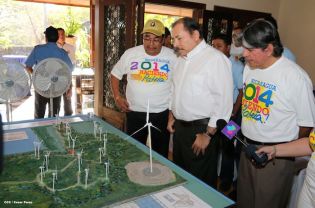 Presidente Daniel inaugura Parque Eólico “Comandante Camilo Ortega” en Rivas
