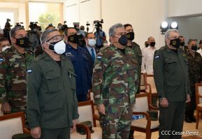 Reunión del Presidente Daniel Ortega y Compañera Rosario con el Presidente de Honduras Juan Orlando Hernández