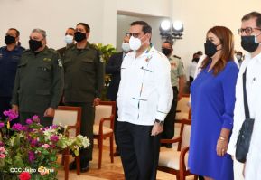 Reunión del Presidente Daniel Ortega y Compañera Rosario con el Presidente de Honduras Juan Orlando Hernández