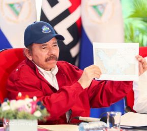 Reunión del Presidente Daniel Ortega y Compañera Rosario con el Presidente de Honduras Juan Orlando Hernández