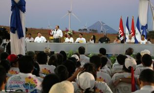 Presidente Daniel inaugura Parque Eólico “Comandante Camilo Ortega” en Rivas