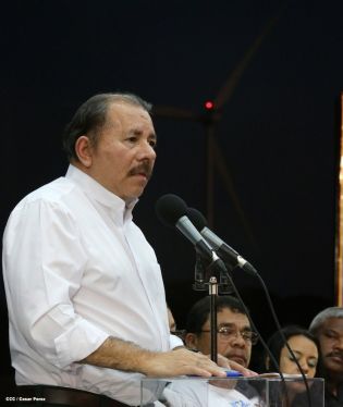 Presidente Daniel inaugura Parque Eólico “Comandante Camilo Ortega” en Rivas