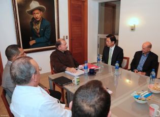 Presidente Daniel sostiene encuentro con delegaciones de la República de Corea y el BID