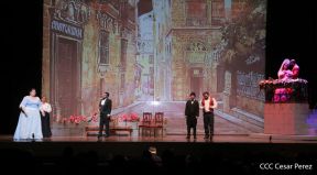 Zarzuela Luisa Fernanda en el Teatro Nacional Rubén Darío