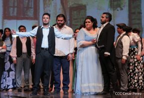 Zarzuela Luisa Fernanda en el Teatro Nacional Rubén Darío