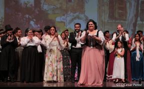 Zarzuela Luisa Fernanda en el Teatro Nacional Rubén Darío