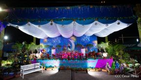 Familias disfrutan ambientes mariano y navideño en Avenida Bolívar y Plaza de la Revolución