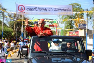 Cardenal Brenes visita Ticuantepe