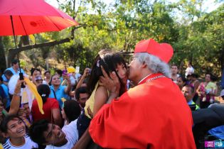 Cardenal Brenes visita Ticuantepe
