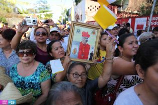 Cardenal Brenes visita Ticuantepe