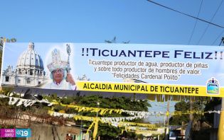 Cardenal Brenes visita Ticuantepe