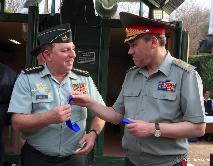 Jefe del Estado Mayor ruso visita Nicaragua