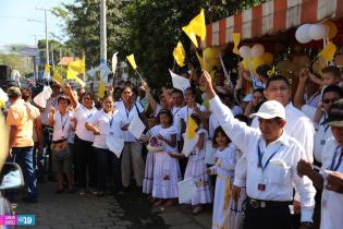 Cardenal Brenes visita Ticuantepe