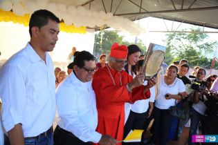 Cardenal Brenes visita Ticuantepe