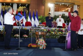 Juramentación del Pueblo Presidente