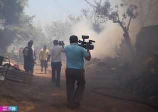 Cinco casas totalmente quemadas en barrio La Arenera de Ciudad Sandino