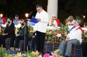 Juramentación del Pueblo Presidente