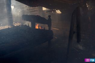 Cinco casas totalmente quemadas en barrio La Arenera de Ciudad Sandino