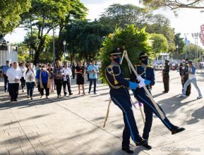 Nicaragua conmemoró el 106 aniversario del tránsito a la inmortalidad de Rubén Darío