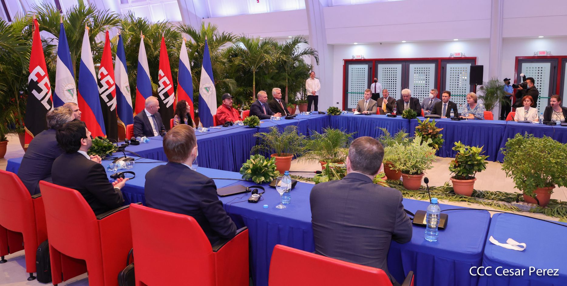 Federación de Rusia sostiene encuentro con el Presidente Daniel Ortega 