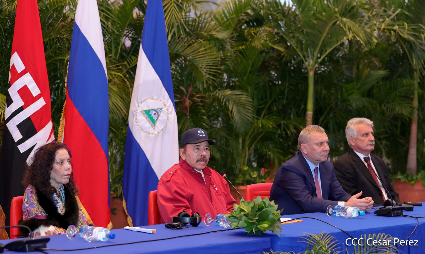 Federación de Rusia sostiene encuentro con el Presidente Daniel Ortega 