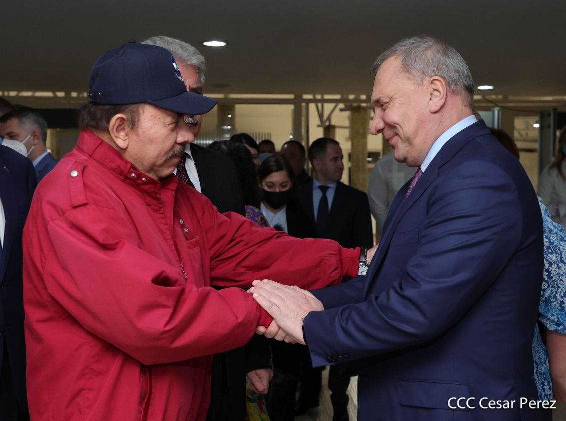 Federación de Rusia sostiene encuentro con el Presidente Daniel Ortega 