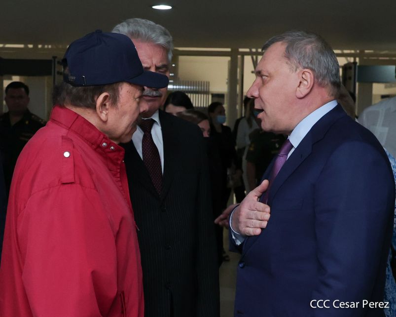 Federación de Rusia sostiene encuentro con el Presidente Daniel Ortega 