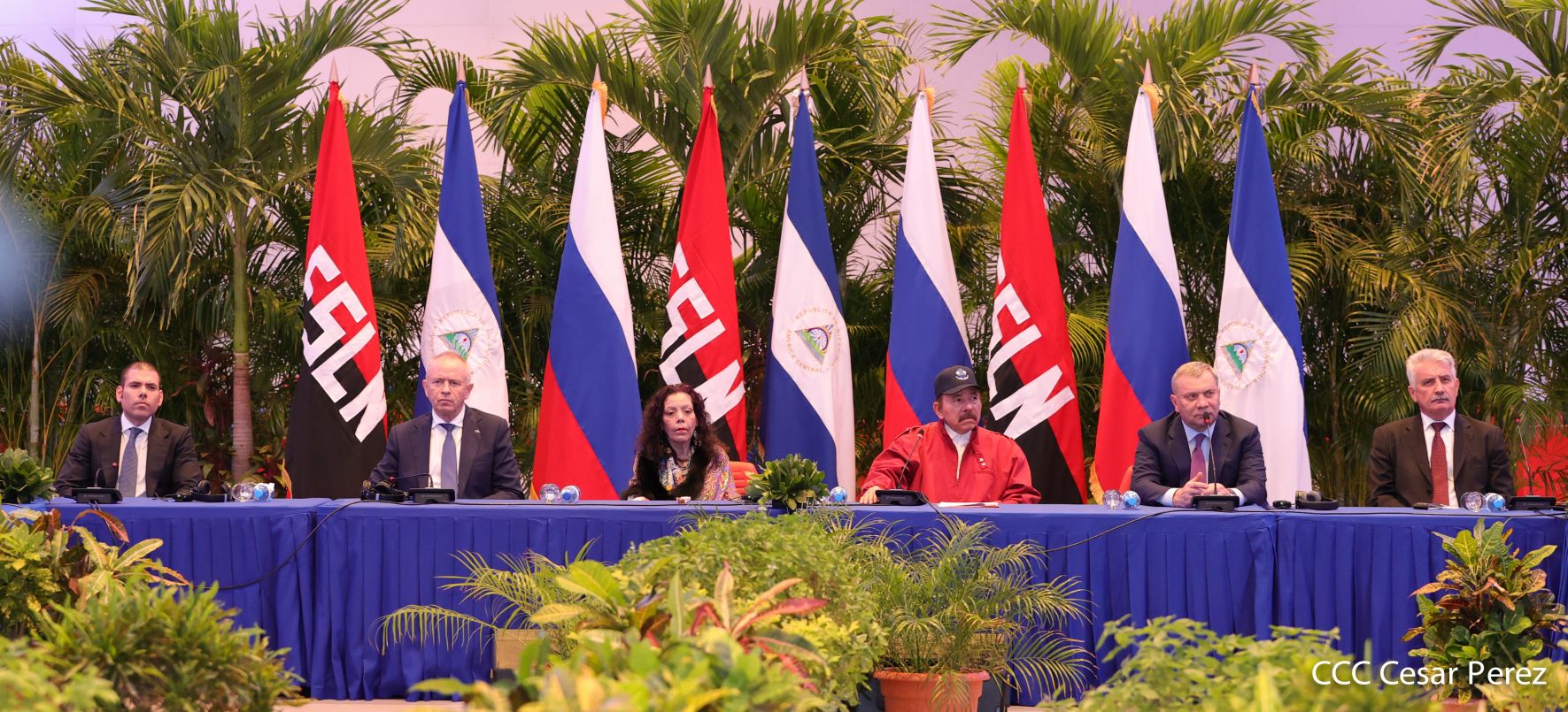 Federación de Rusia sostiene encuentro con el Presidente Daniel Ortega 