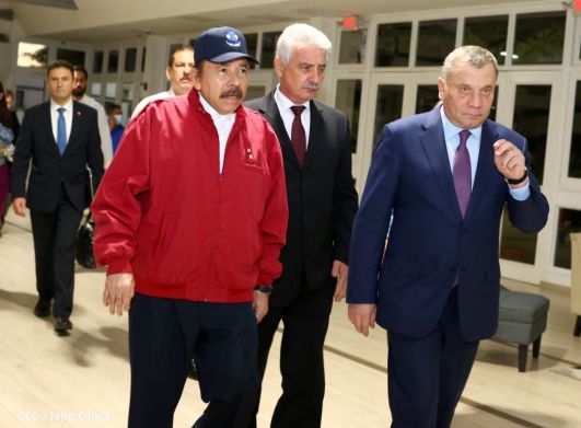 Federación de Rusia sostiene encuentro con el Presidente Daniel Ortega 