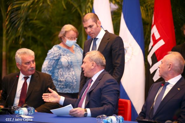 Federación de Rusia sostiene encuentro con el Presidente Daniel Ortega 
