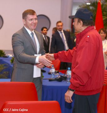 Federación de Rusia sostiene encuentro con el Presidente Daniel Ortega 