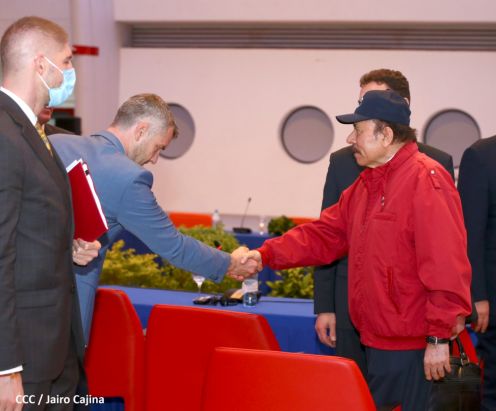 Federación de Rusia sostiene encuentro con el Presidente Daniel Ortega 