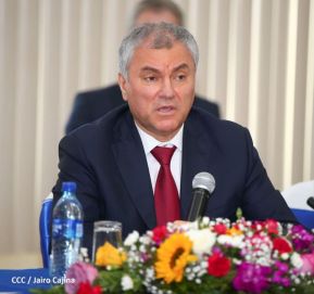 Delegación de la Federación Rusa, encabezada por el Presidente de la Duma Estatal de Rusia visitó Nicaragua