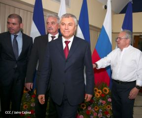Delegación de la Federación Rusa, encabezada por el Presidente de la Duma Estatal de Rusia visitó Nicaragua