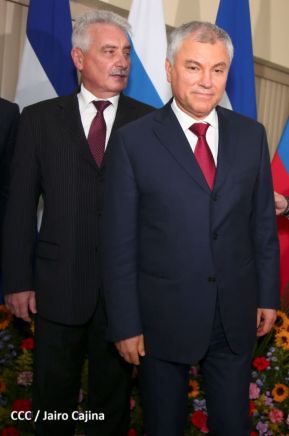 Delegación de la Federación Rusa, encabezada por el Presidente de la Duma Estatal de Rusia visitó Nicaragua