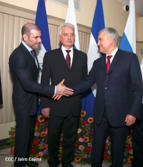 Delegación de la Federación Rusa, encabezada por el Presidente de la Duma Estatal de Rusia visitó Nicaragua