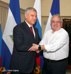 Delegación de la Federación Rusa, encabezada por el Presidente de la Duma Estatal de Rusia visitó Nicaragua