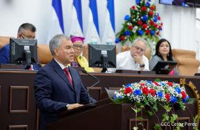 Delegación de la Federación Rusa, encabezada por el Presidente de la Duma Estatal de Rusia visitó Nicaragua
