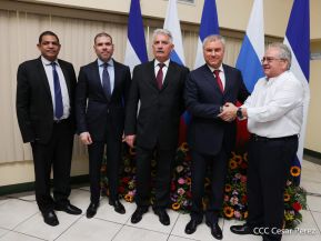 Delegación de la Federación Rusa, encabezada por el Presidente de la Duma Estatal de Rusia visitó Nicaragua