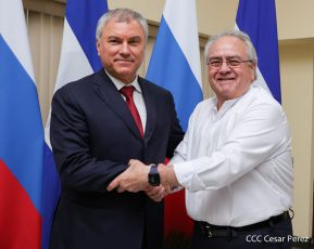 Delegación de la Federación Rusa, encabezada por el Presidente de la Duma Estatal de Rusia visitó Nicaragua