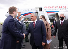 Delegación de la Federación Rusa, encabezada por el Presidente de la Duma Estatal de Rusia visitó Nicaragua