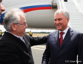 Delegación de la Federación Rusa, encabezada por el Presidente de la Duma Estatal de Rusia visitó Nicaragua