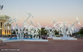 Así luce la nueva Plaza de la Soberanía Nacional en Managua