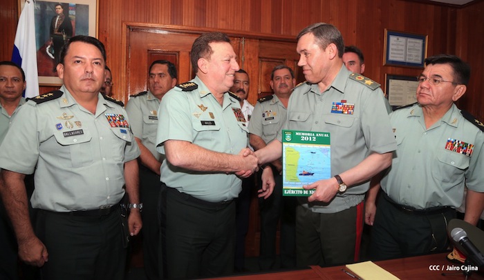 Jefe del Estado Mayor ruso visita Nicaragua