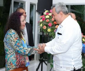 Encuentro del Presidente Daniel Ortega y Vicepresidenta Rosario Murillo con Presidente del BCIE